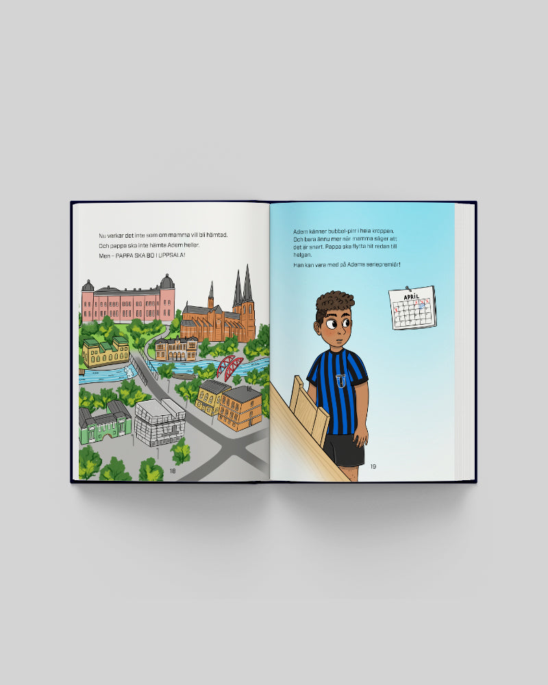 Barnbok PINSAMT PÅ PLANEN