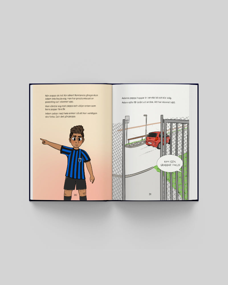 Barnbok PINSAMT PÅ PLANEN