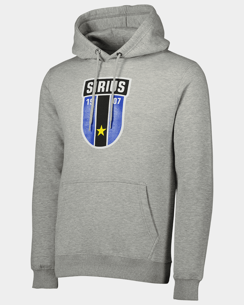 Hoodie gråmelerad