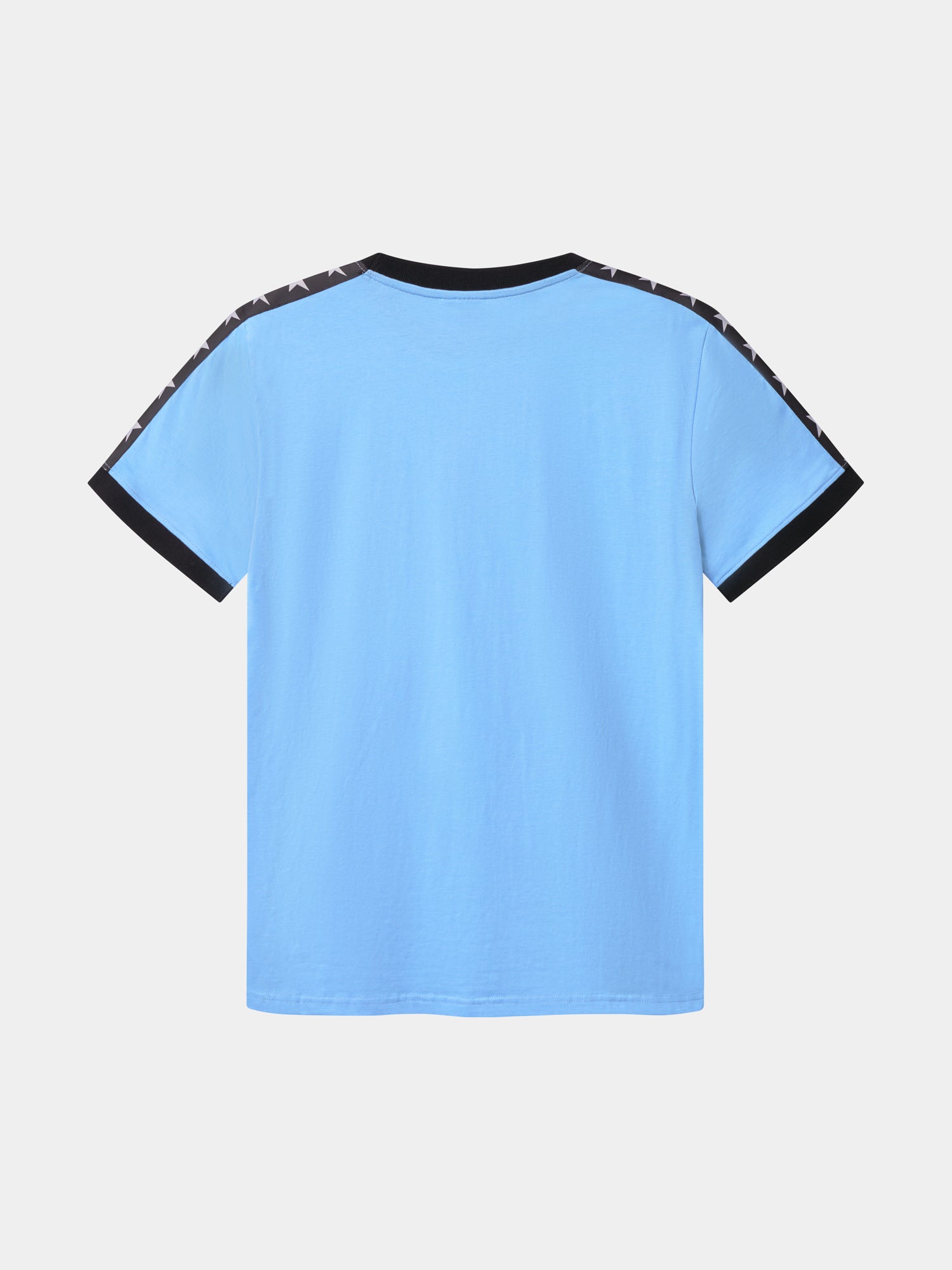 T-shirt match retro ljusblå