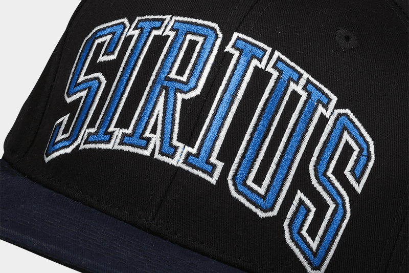 Flatbrim cap svart