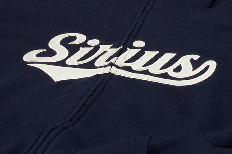 Zip hood marinblå Sirius