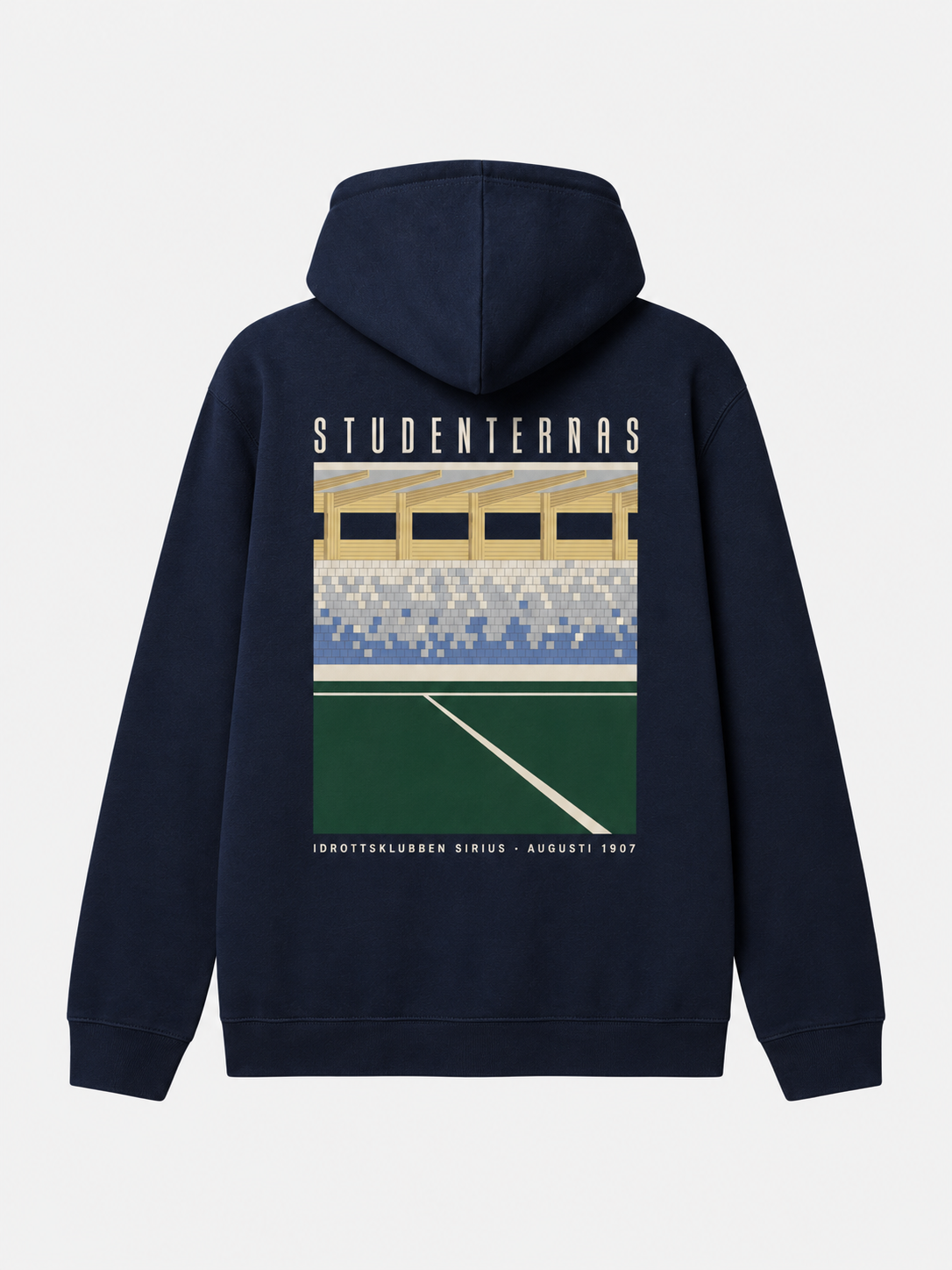 Hoodie marinblå Sirius Studenternas