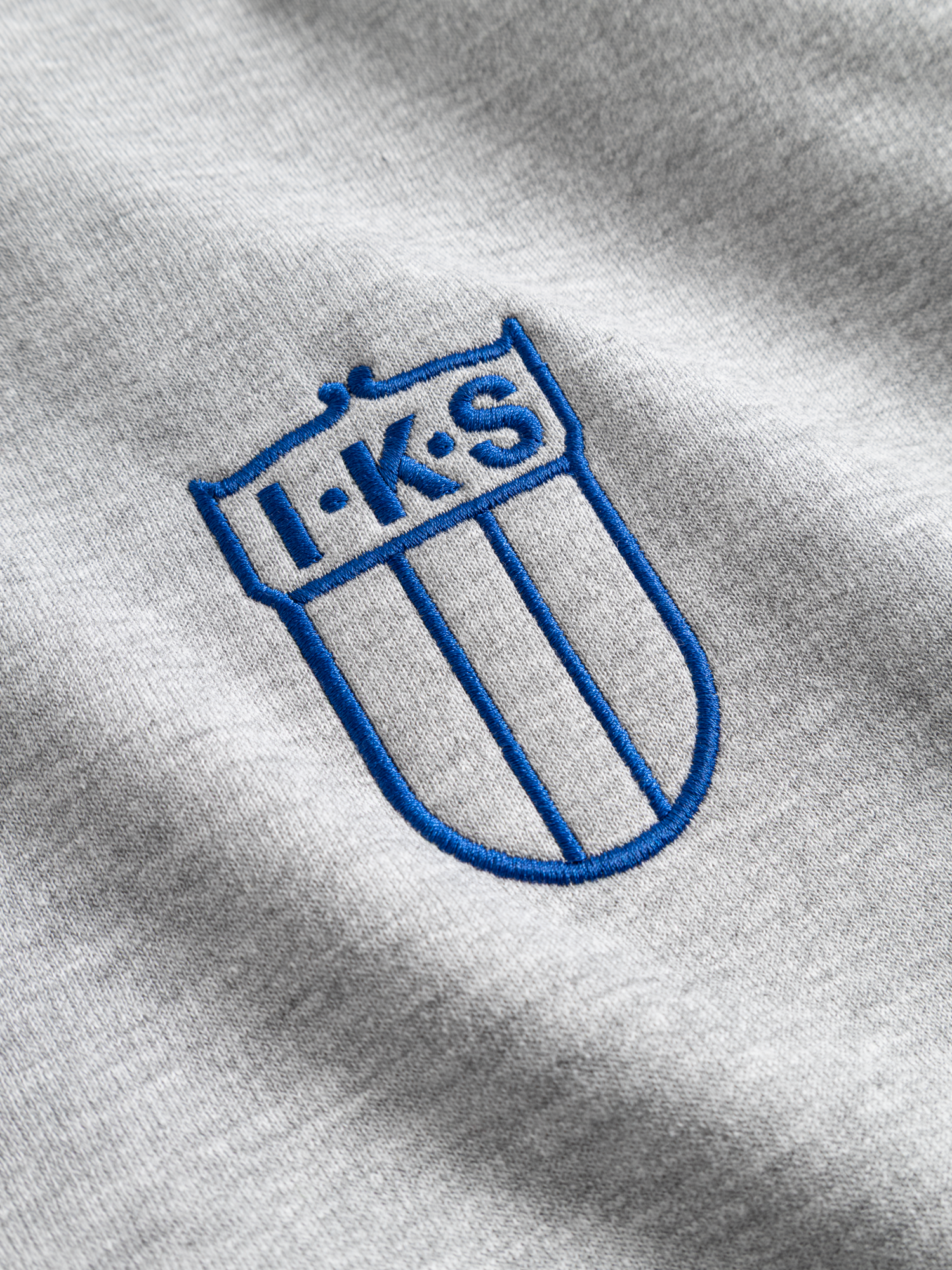 Hoodie grå retrologo