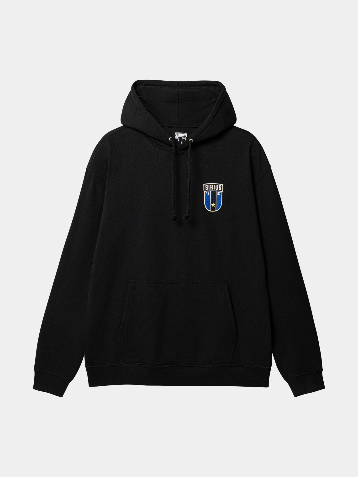 Hoodie svart logo