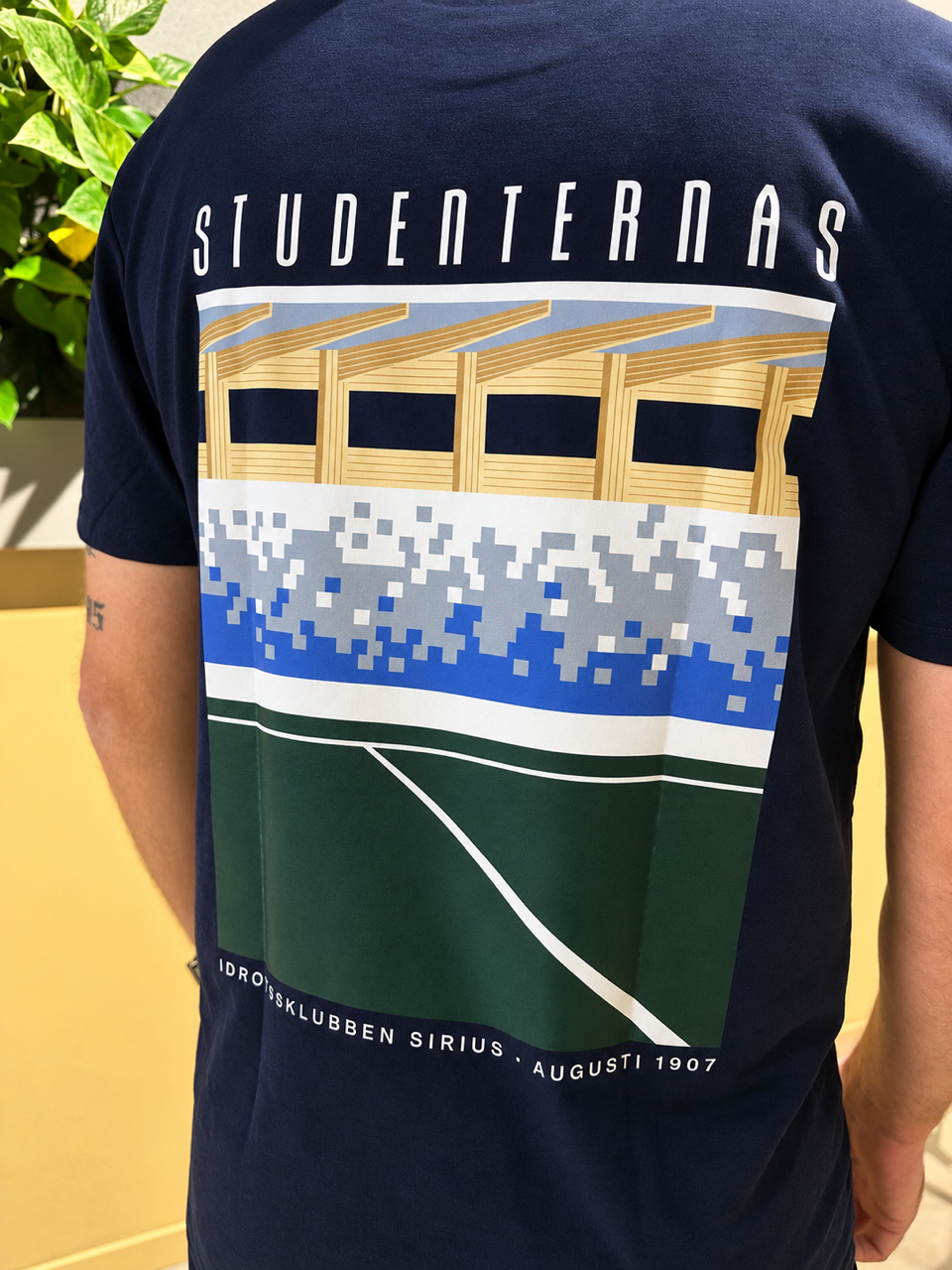 T-shirt marinblå Sirius Studenternas